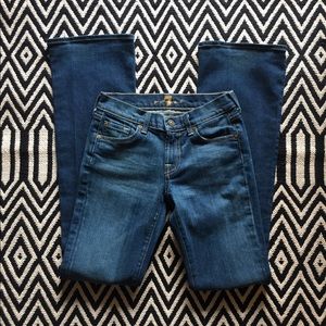 7 for all man kind jeans, bootcut